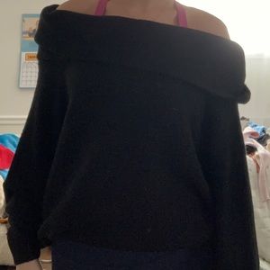 Off the shoulder H&M sweater